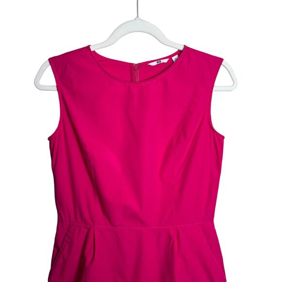 Uniqlo Hot Pink Sleeveless dress size Small - Picture 5 of 9